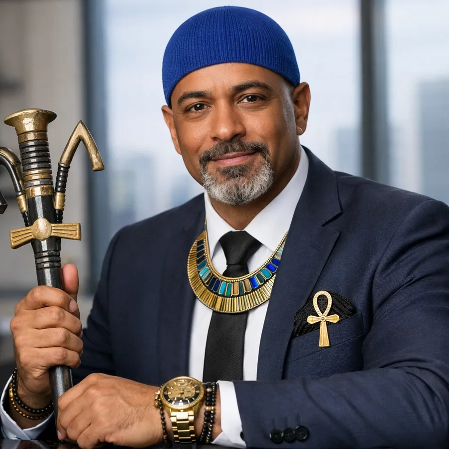 Ptah profile portrait